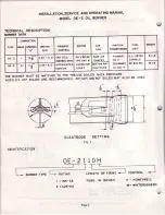 Preview for 2 page of OERTLI AMERICAN OE-2 Series Installation Service And Operating Manual