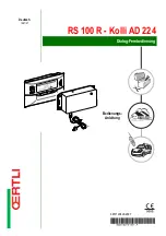 Preview for 5 page of OERTLI RS 100 R User Manual