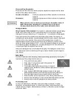 Preview for 11 page of Oertzen M 240 Operation Manual