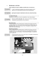 Preview for 12 page of Oertzen M 240 Operation Manual