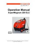 Предварительный просмотр 1 страницы Oertzen SuperMagnum 220 ELC Operation Manual