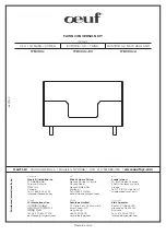 Preview for 1 page of Oeuf 1FBCK0-EU Series Assembly Instructions Manual