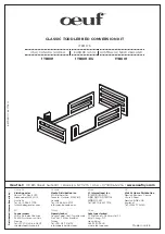 Preview for 1 page of Oeuf 1TBK01 Manual