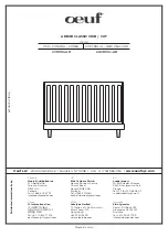 Oeuf ARBOR 2CR00x-AR Manual preview