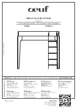 Oeuf PERCH 1PLB0 Series Assembly Instructions Manual preview