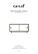 Oeuf PERCH BUNK 1PB-C-01 Assembly Instruction Manual preview