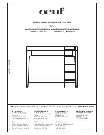 Oeuf Perch Twin-Size Bunk Bed Assembly Instructions Manual preview