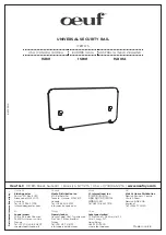 Oeuf UNIVERSAL SECURITY RAIL 1SR01 Manual preview