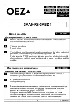 Предварительный просмотр 5 страницы OEZ 3VA9-RS-3VBD1 Installation, Service And Maintenance Instructions