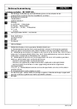 Preview for 13 page of OEZ BC160NT305 Series Instructions For Use Manual