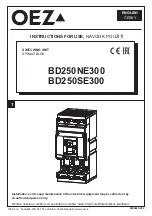 OEZ BD250NE300 Instructions For Use Manual preview