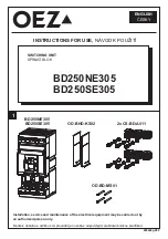 Preview for 1 page of OEZ BD250NE305 Instructions For Use Manual