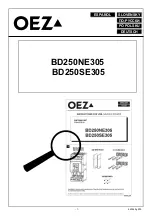 Предварительный просмотр 9 страницы OEZ BD250NE305 Instructions For Use Manual