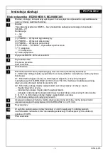 Preview for 12 page of OEZ BD250NE305 Instructions For Use Manual