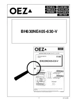 Предварительный просмотр 17 страницы OEZ BH630NE305-630-V Instructions For Use Manual