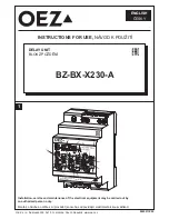 OEZ BZ-BX-X230-A Instructions For Use Manual preview