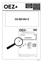 Предварительный просмотр 3 страницы OEZ CS-BD-B412 Instructions For Use Manual