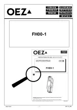 Предварительный просмотр 13 страницы OEZ FH00-1 Instructions For Use Manual