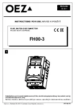 OEZ FH00-3 Series Instructions For Use Manual preview