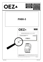 Предварительный просмотр 13 страницы OEZ FH00-3 Series Instructions For Use Manual