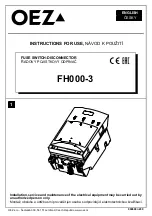 OEZ FH000-3 Instructions For Use Manual предпросмотр