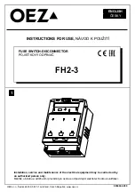 Предварительный просмотр 1 страницы OEZ FH2-3 Series Instructions For Use Manual