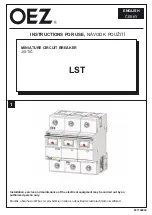 Предварительный просмотр 1 страницы OEZ LST Instructions For Use