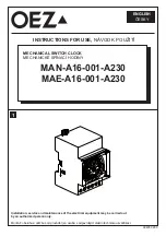 OEZ MAN-A16-001-A230 Instructions For Use Manual preview