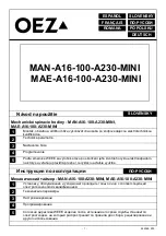 Preview for 4 page of OEZ MAN-A16-100-A230-MINI Instructions For Use Manual