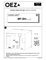 Предварительный просмотр 1 страницы OEZ MP-BH Series Instructions For Use Manual