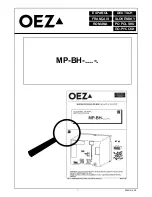 Предварительный просмотр 25 страницы OEZ MP-BH Series Instructions For Use Manual