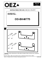 OEZ OD-BH-MT75 Instructions For Use предпросмотр