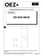 Предварительный просмотр 1 страницы OEZ OD-BHD-MS39 Instructions For Use