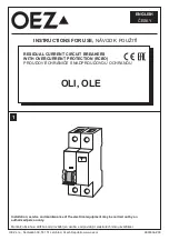 OEZ OLI Instructions For Use Manual preview