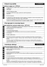 Preview for 6 page of OEZ OPT22-S Instructions For Use Manual