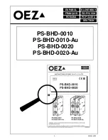 Предварительный просмотр 5 страницы OEZ PS-BHD-0010 Instructions For Use Manual