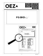 Предварительный просмотр 5 страницы OEZ PS-BHD-1000-Au Instructions For Use Manual