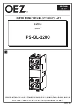 Preview for 1 page of OEZ PS-BL-2200 Instructions For Use