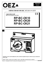 OEZ RP-BC-CK10 Instructions For Use Manual preview