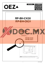 Preview for 5 page of OEZ RP-BH-CK30 Instructions For Use Manual