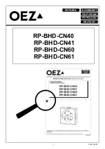 Предварительный просмотр 5 страницы OEZ RP-BHD-CN40 Instructions For Use Manual