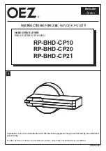 OEZ RP-BHD-CP10 Instructions For Use preview