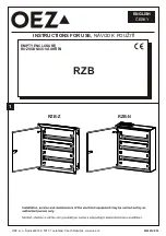 Preview for 1 page of OEZ RZB-Z Instructions For Use Manual