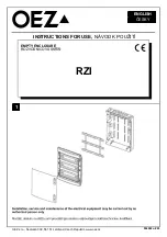 Предварительный просмотр 1 страницы OEZ RZI-N-1T4 Instructions For Use Manual