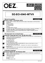 Preview for 5 page of OEZ SE-BD-0040-MTV9 Instructions For Use Manual