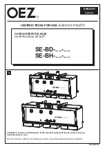 OEZ SE-BD Series Instructions For Use Manual preview