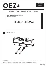 Предварительный просмотр 1 страницы OEZ SE-BL-1600-V001 Instructions For Use Manual