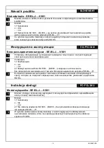 Preview for 4 page of OEZ SE-BL-J-V001 Series Instructions For Use Manual