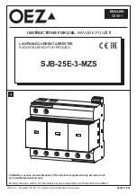OEZ SJB-25E-3-MZS Instructions For Use Manual preview