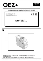 OEZ SM1003 Series Instructions For Use preview